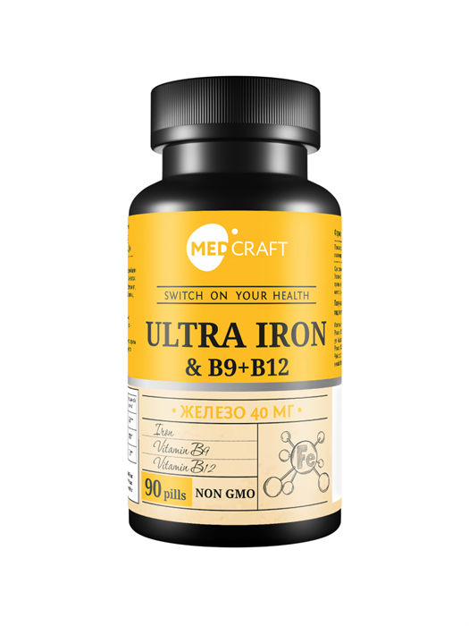 Железо хелат 40 мг ULTRA iron40 - фото 36