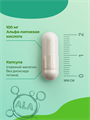 Альфа-липоевая кислота, капсулы, 100 мг, 60 шт. alphalipoic