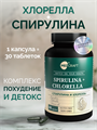 Спирулина, капсулы, 100 мг, 60 шт spirulina